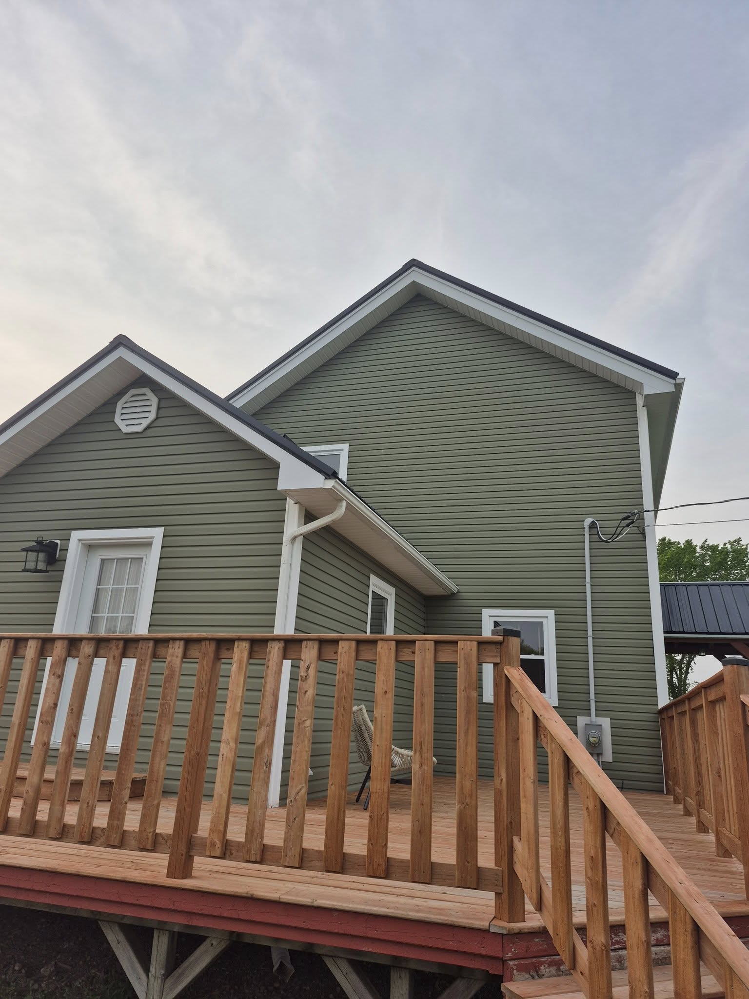 Completed roofing project